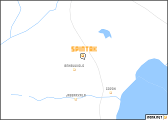 map of Spīn Tak