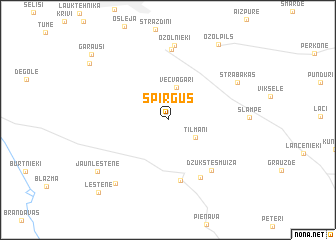 map of Spirgus