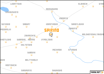 map of Spirino