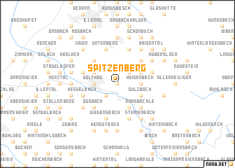 map of Spitzenberg