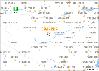 map of Spjarup