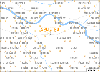 map of Splietau