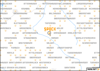 map of Spöck