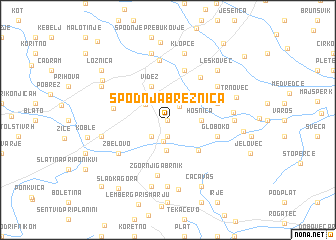 map of Spodnja Brežnica