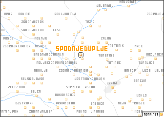 map of Spodnje Duplje