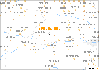 map of Spodnji Boč