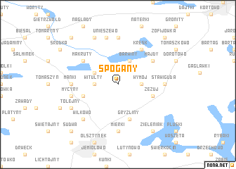 map of Spogany