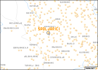 map of Špoljarići