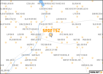 map of Sporysz