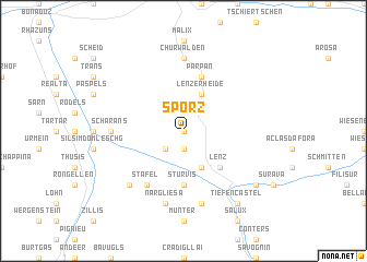 map of Sporz