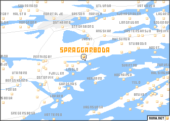 map of Spraggarboda