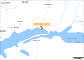 map of Spraggins