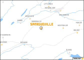 map of Spragueville