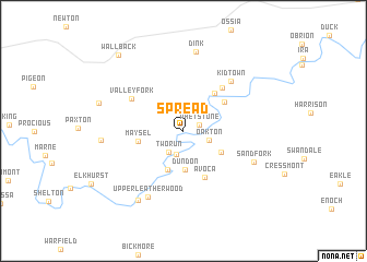 map of Spread