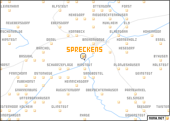 map of Spreckens