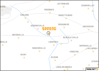 map of Spreng