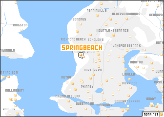 map of Spring Beach