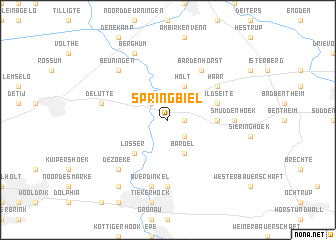 map of Springbiel