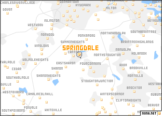 map of Springdale