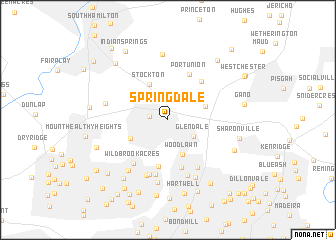 map of Springdale