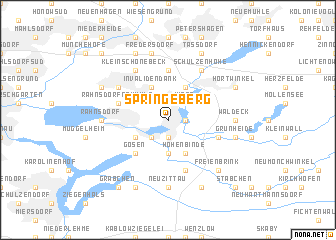 map of Springeberg