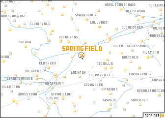 map of Springfield