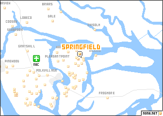 map of Springfield