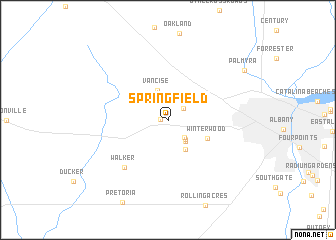 map of Springfield