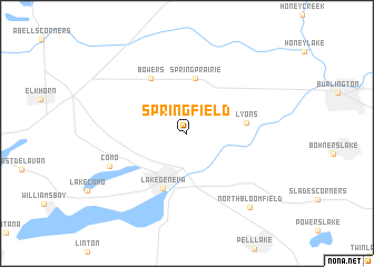 map of Springfield