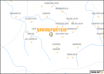 map of Springfontein