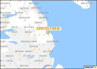 map of Springforbi