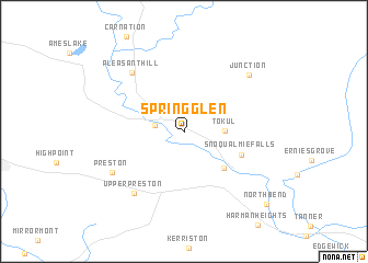 map of Spring Glen