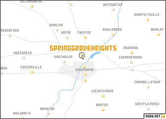 map of Spring Grove Heights