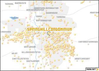 map of Spring Hill Condominium