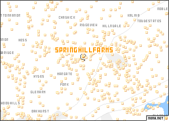 map of Spring Hill Farms