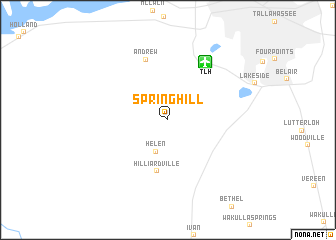 map of Spring Hill