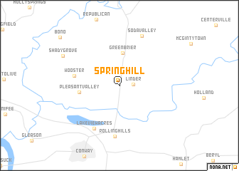 map of Springhill