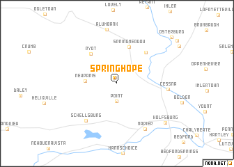 map of Springhope