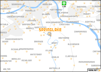 map of Springlake