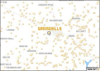 map of Spring Mills