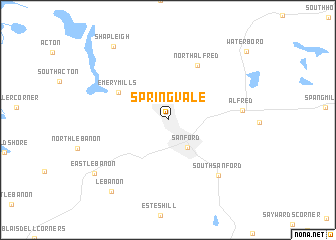 map of Springvale