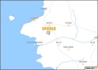 map of Sproge