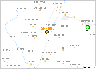 map of Sproul