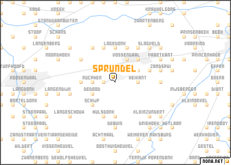 map of Sprundel