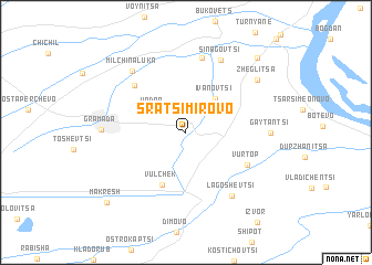 map of Sratsimirovo