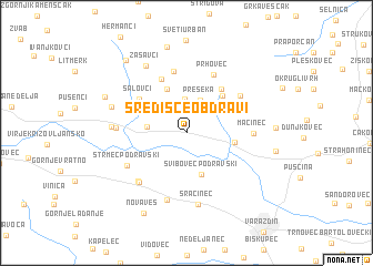 map of Središče ob Dravi