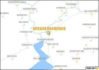 map of Sredneaskarovo