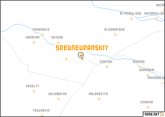 map of Sredneuranskiy