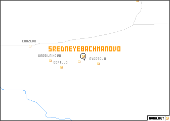 map of Sredneye-Bachmanovo