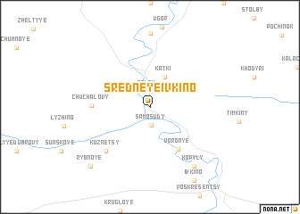 map of Sredneye Ivkino